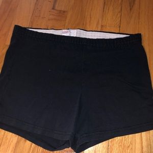 Black soffe shorts